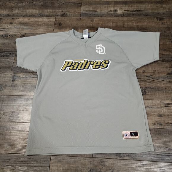 Boys San Diego Padres Jersey Shirt MLB Size L(16-18) 2325 - Picture 1 of 6